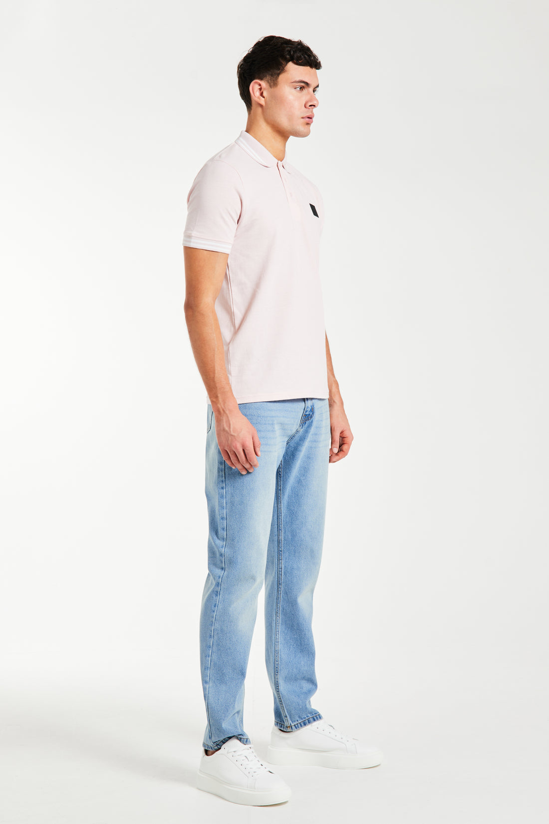 mens cheap polo shirts in pink