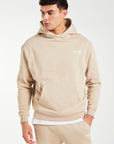 Mens taupe hoodie