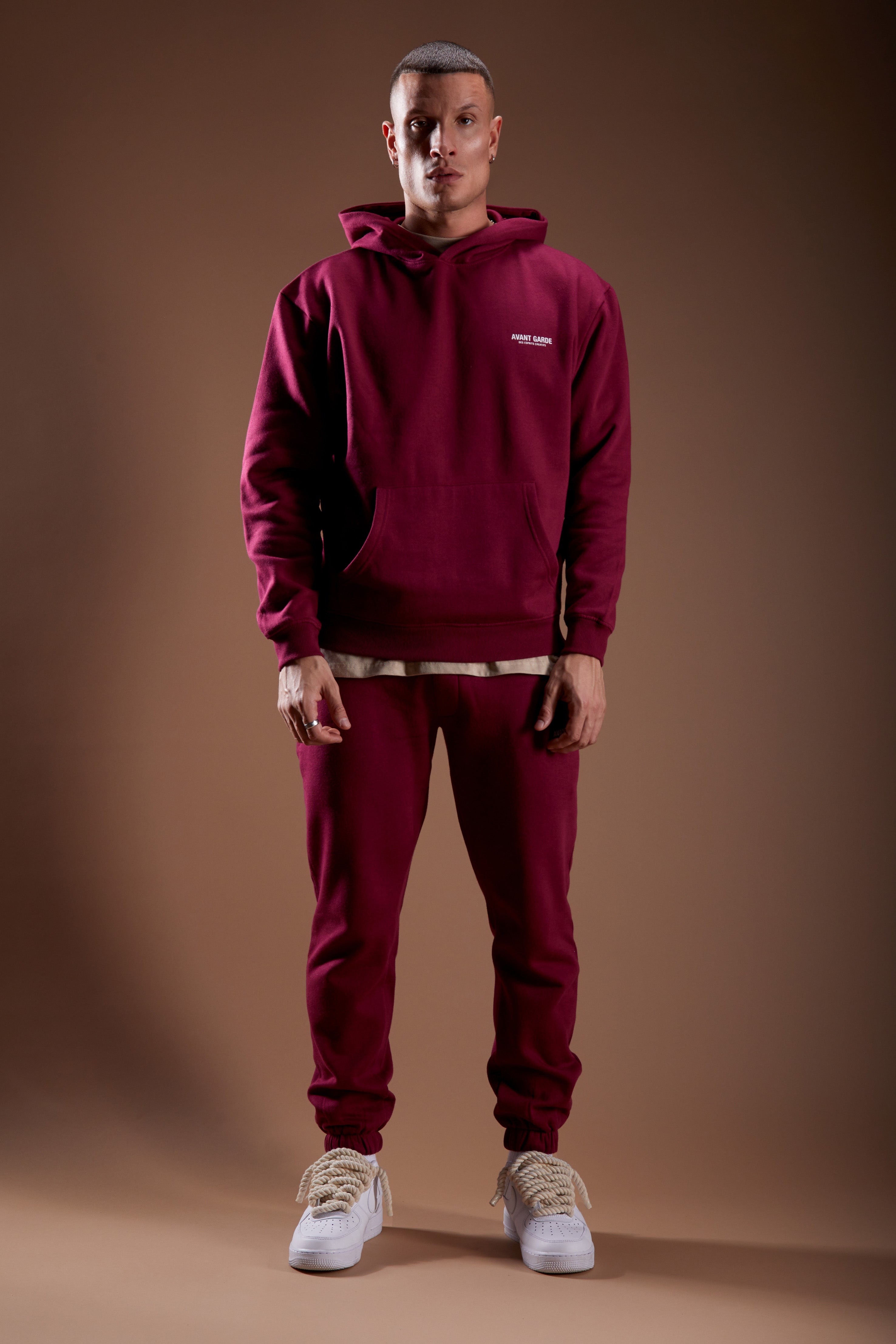 Burgundy mens hot sale sweatpants