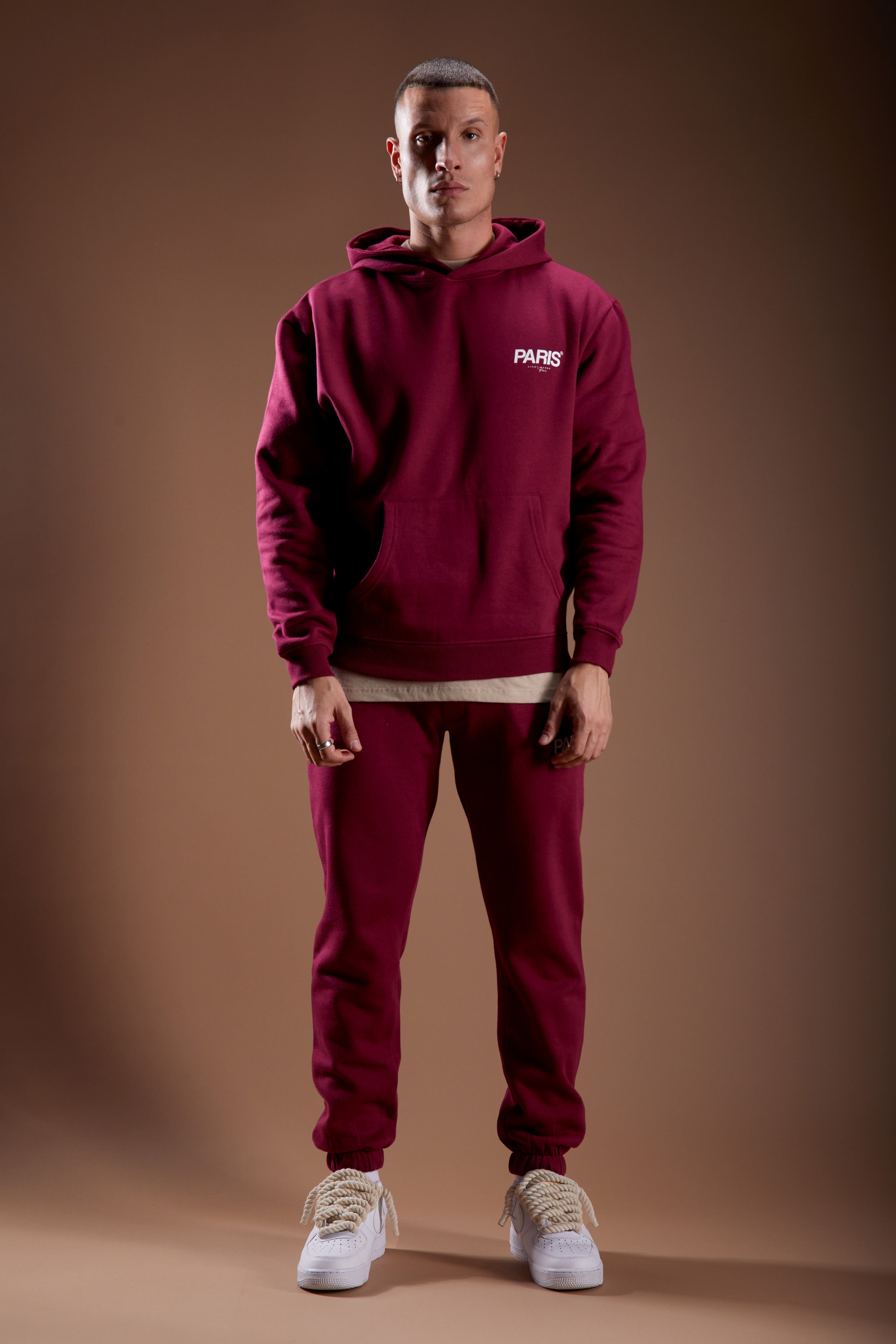 Pink 2025 burgundy hoodie