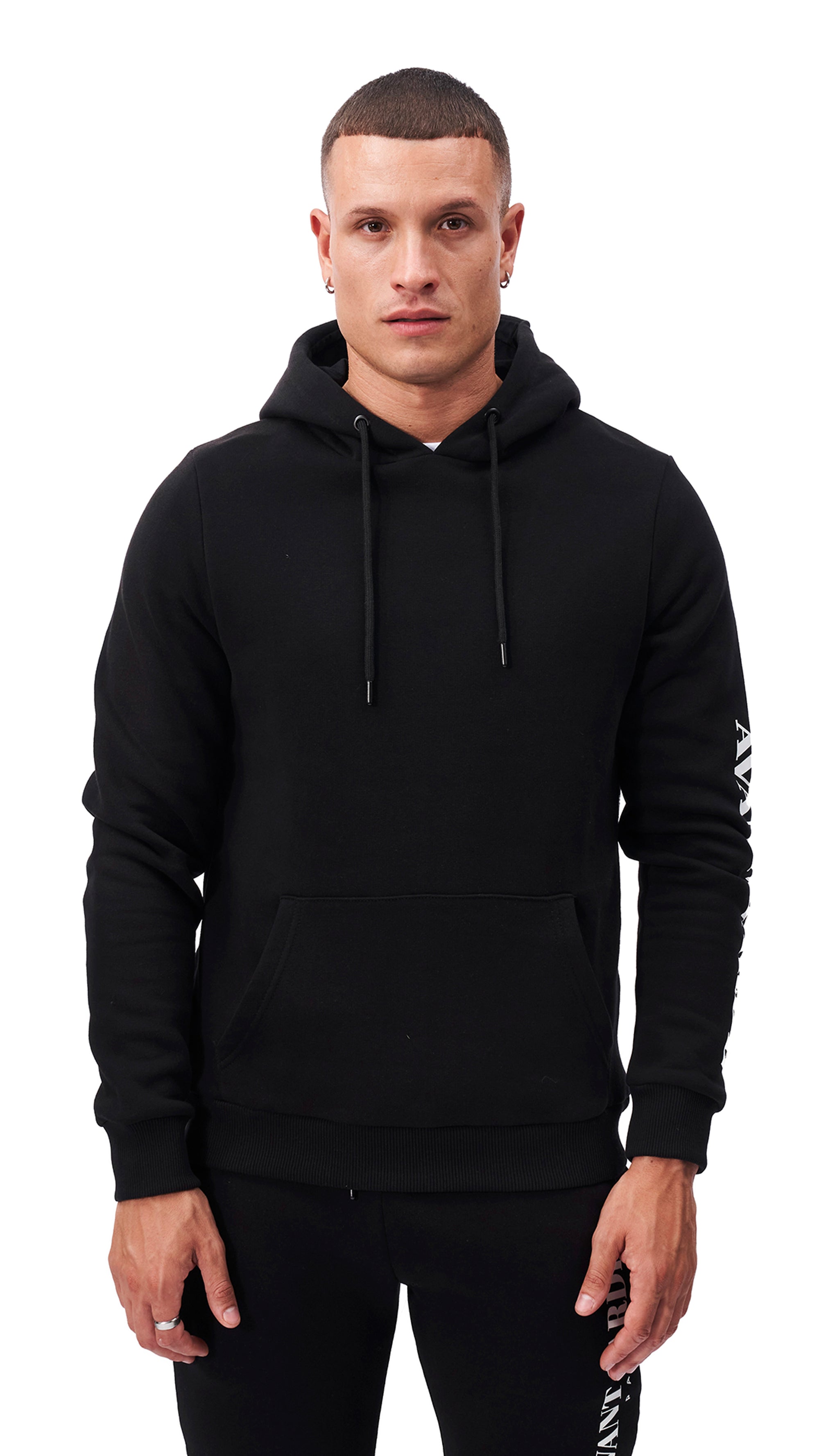 Plain front on mens full tracksuit