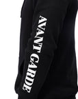 Arm logo detail on mens full tracksuit (black)