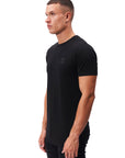 Sawton Three Pack T-Shirts in Black/White/Grey Marl