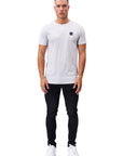 Sawton Three Pack T-Shirts in Black/White/Grey Marl