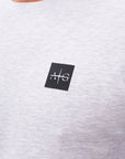 Sawton Three Pack T-Shirts in Black/White/Grey Marl