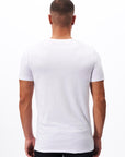 Sawton Three Pack T-Shirts in Black/White/Grey Marl