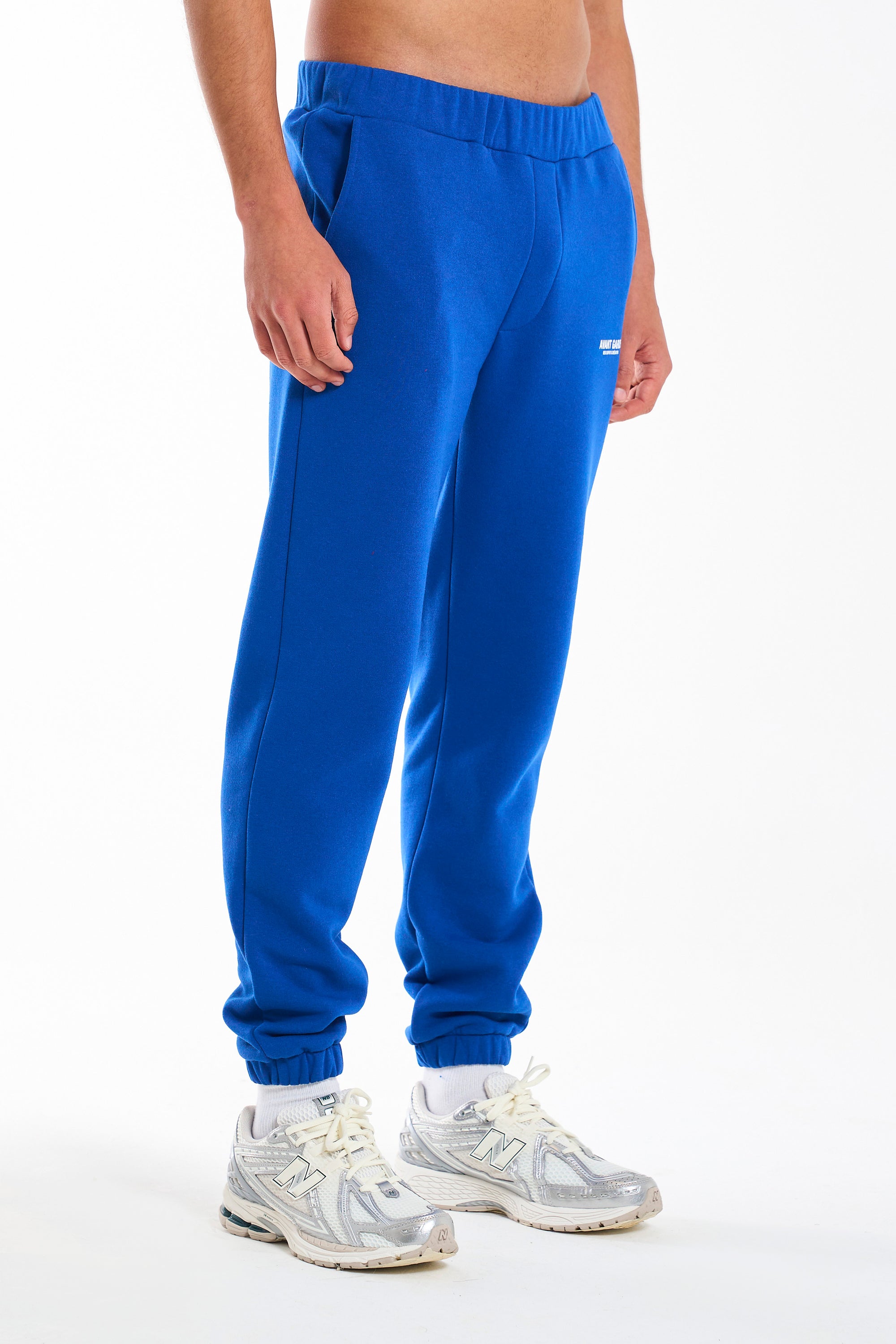 Blue joggers from Avant Garde