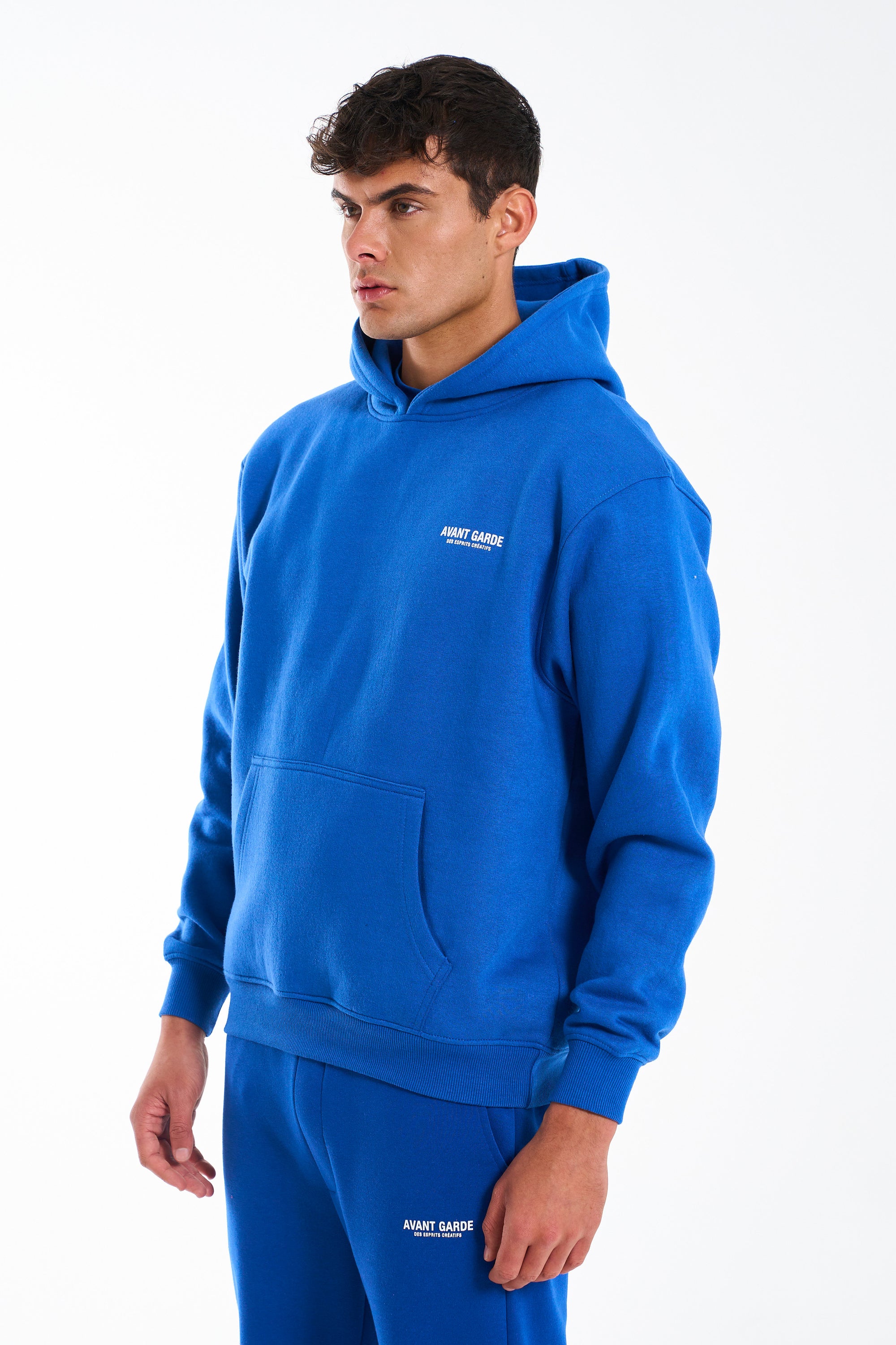 Mens full tracksuit in royal blue