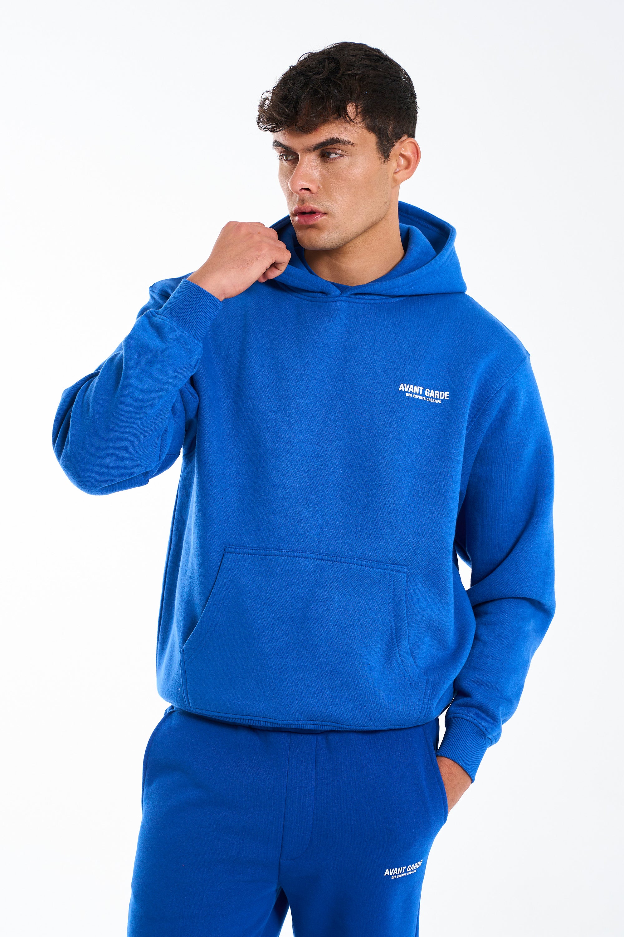 Mens full tracksuit in blue