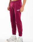 Parisien Jogger in Burgundy