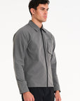 Mento Overshirt in black