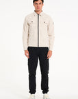 Stelth Overshirt in Stone