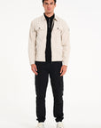 Stelth Overshirt in Stone