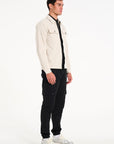 Stelth Overshirt in Stone