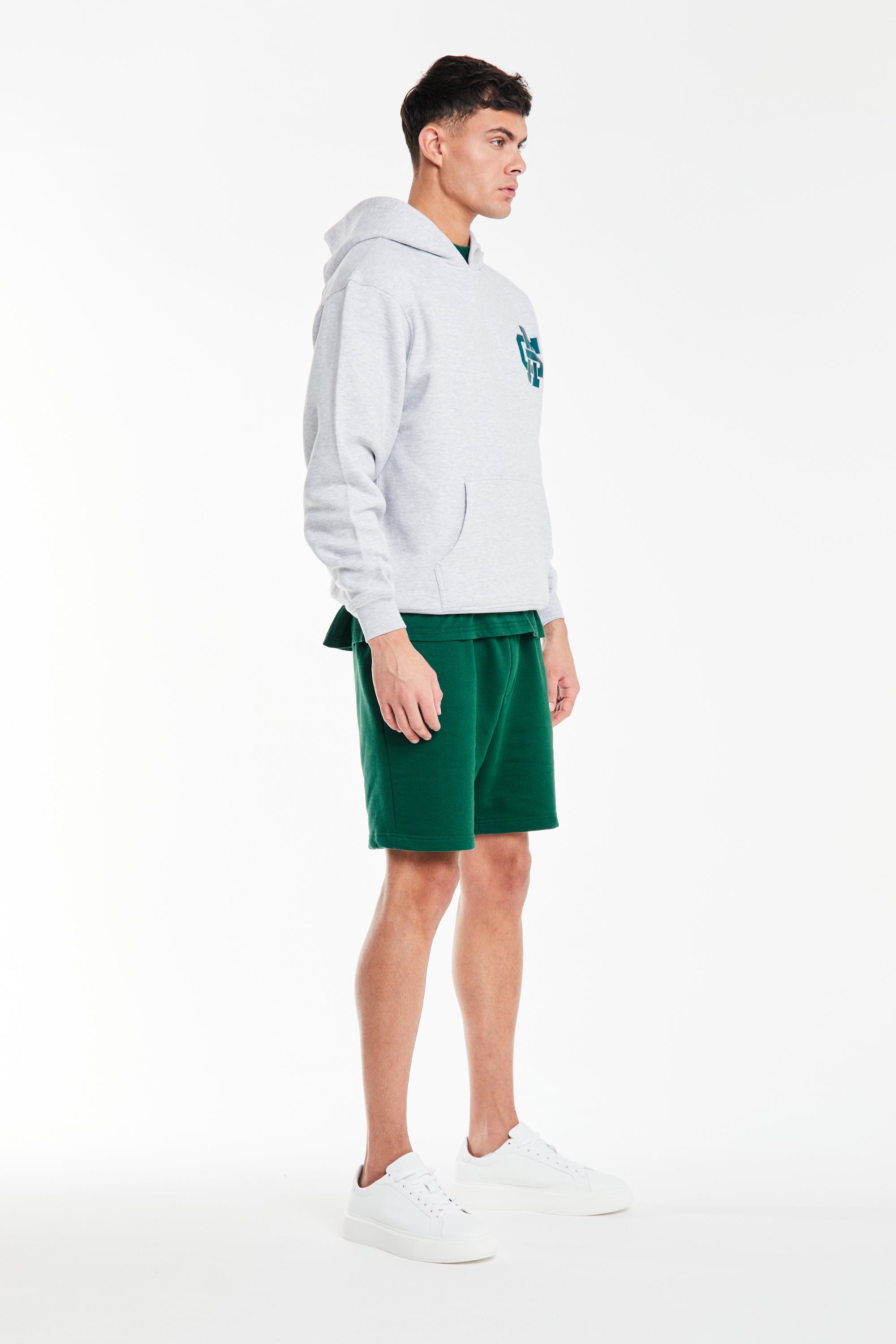 grey marl hoodie sale