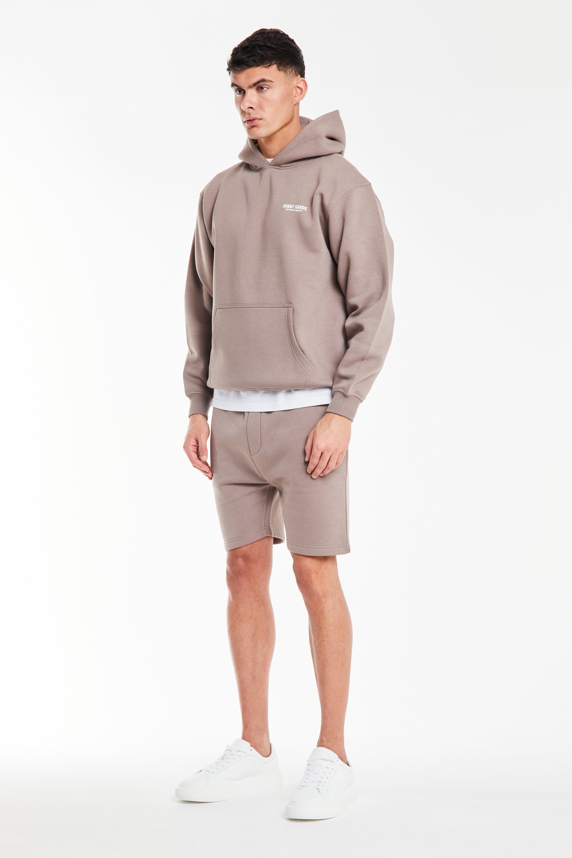 mens hoodies sale in mink brown