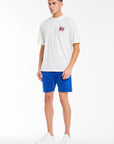 'creatives' blue men's jersey shorts