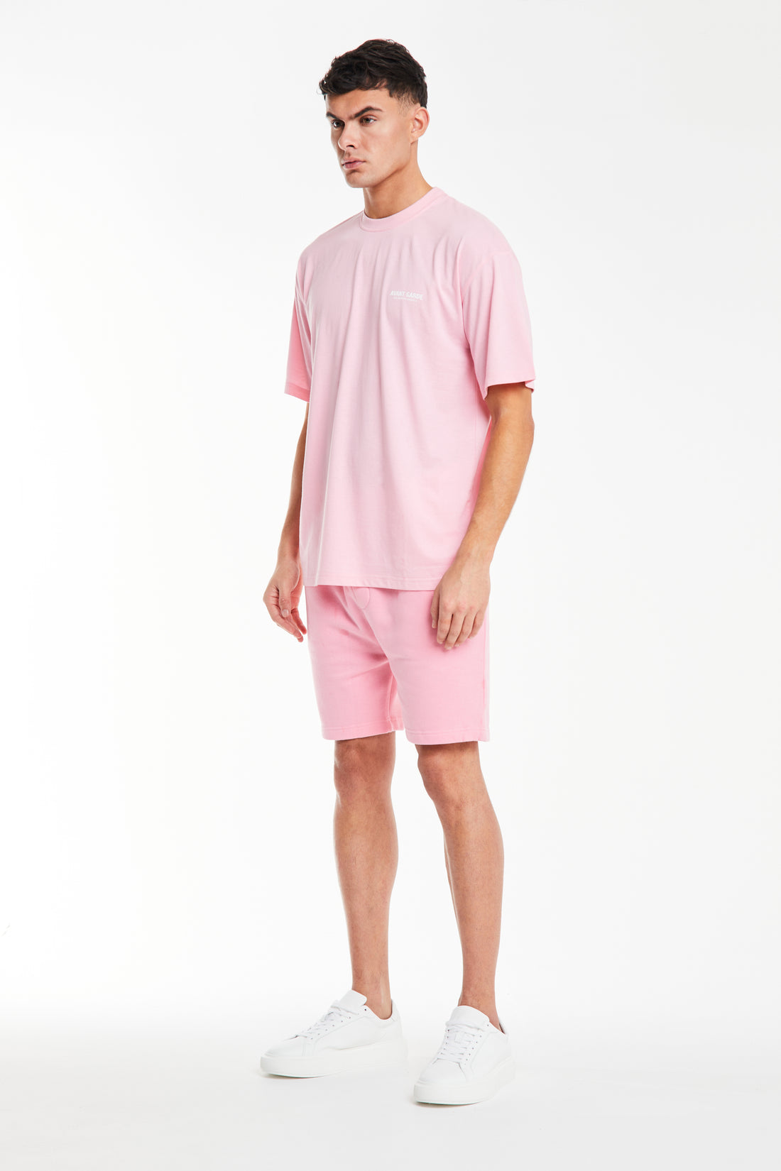 bubblegum pink mens jersey shorts