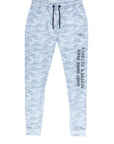 Grid Joggers in Light Grey Camo