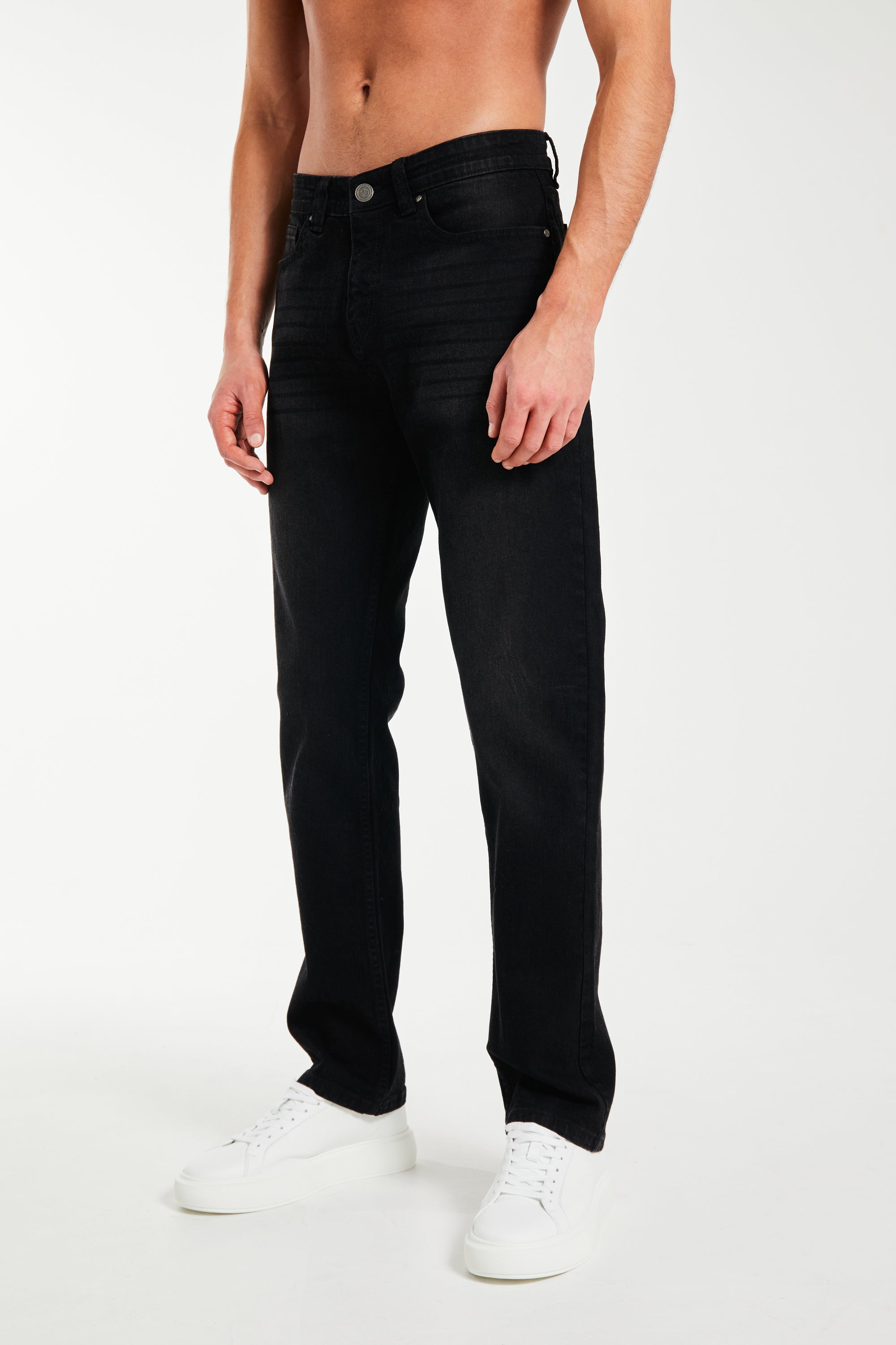 Harlow Straight Jeans in Black