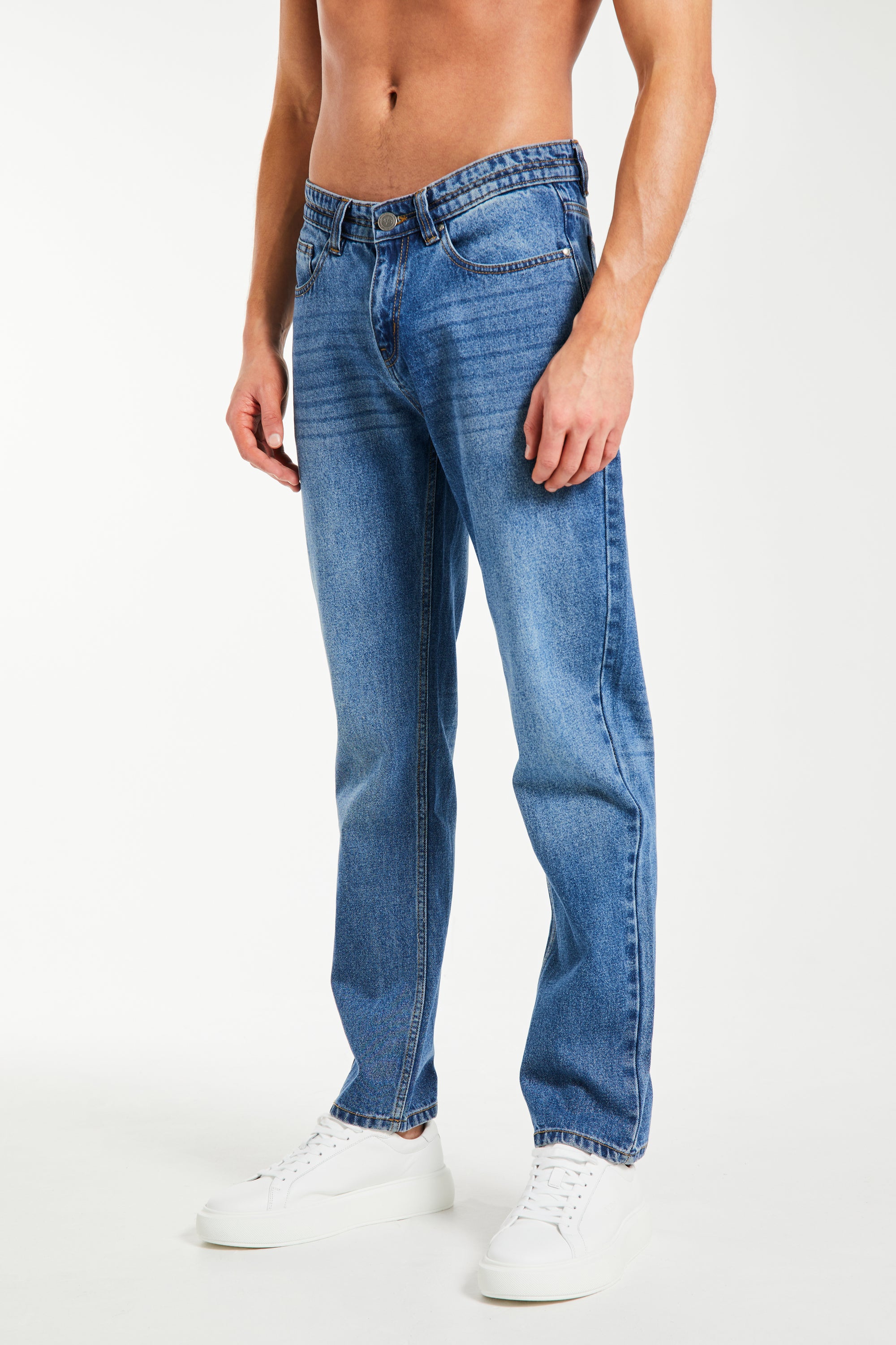 Harlow Straight Jeans in Dark Wash