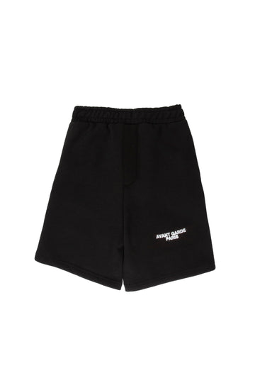 Boys French Shorts in Black