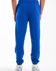 Back of Creatives royal blue joggers