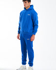 Mens full tracksuit royal blue