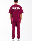 Parisien T-Shirt in Burgundy