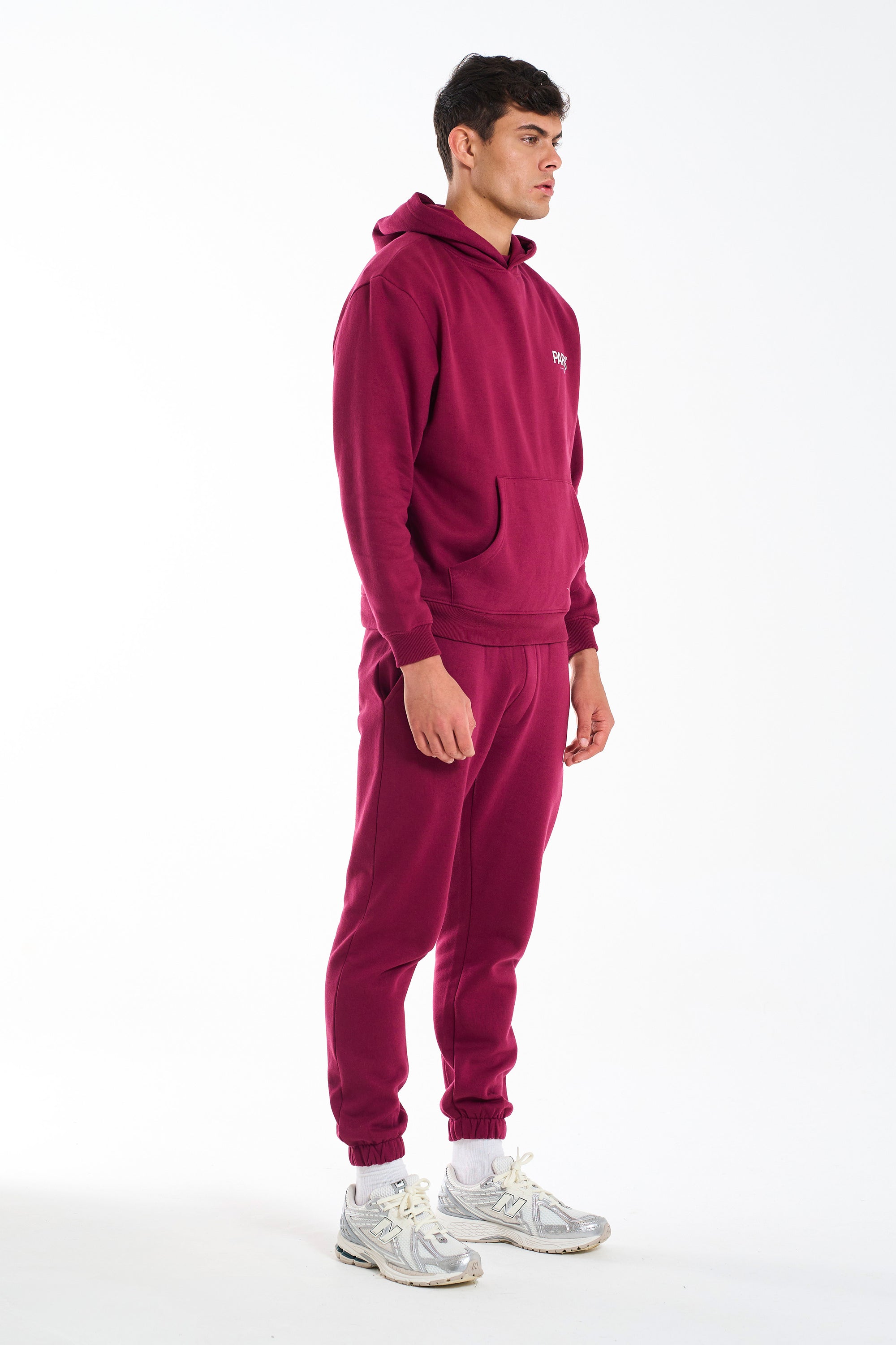 Parisien full tracksuit in Burgundy