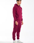 Parisien full tracksuit in Burgundy