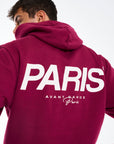 Parisien Hoodie in Burgundy