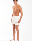 Floris Swim Short in Ecru