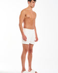 Floris Swim Short in Ecru