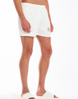 Floris Swim Short in Ecru