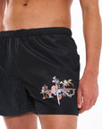 Floris Swim Short in Black