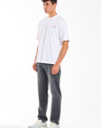 Harlow Straight Jeans in Grey