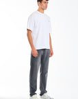 Harlow Straight Jeans in Grey