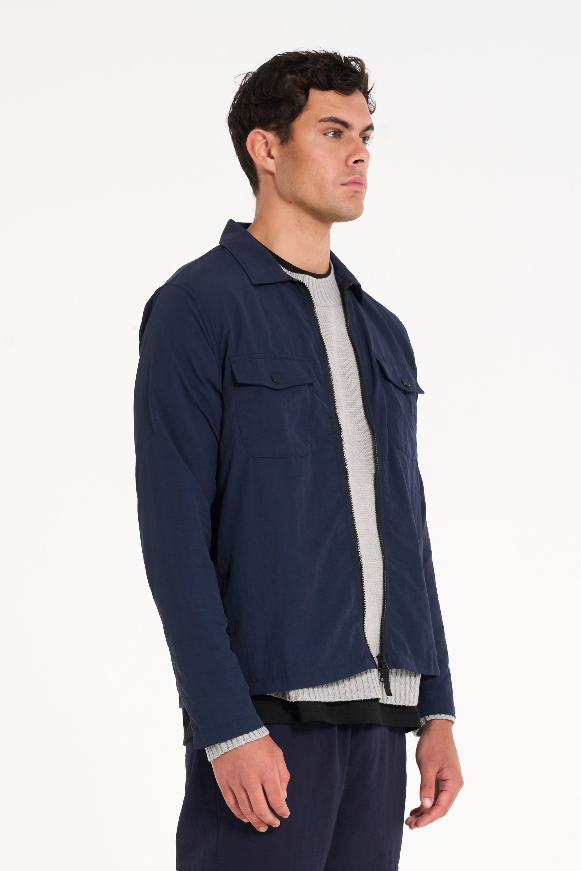 Airwave Overshirt in Navy