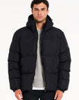 Rawlins puffer jacket in black