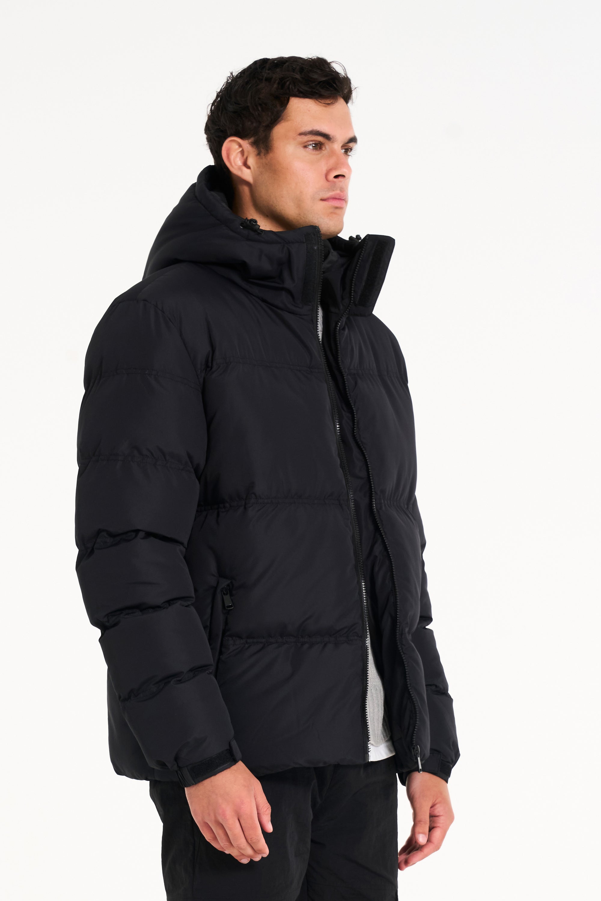 Puffer design of mens Avant Garde coat