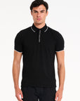 Orleans Polo T-Shirt in Black