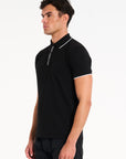 Orleans Polo T-Shirt in Black