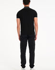 Orleans Polo T-Shirt in Black