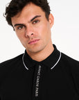 Orleans Polo T-Shirt in Black