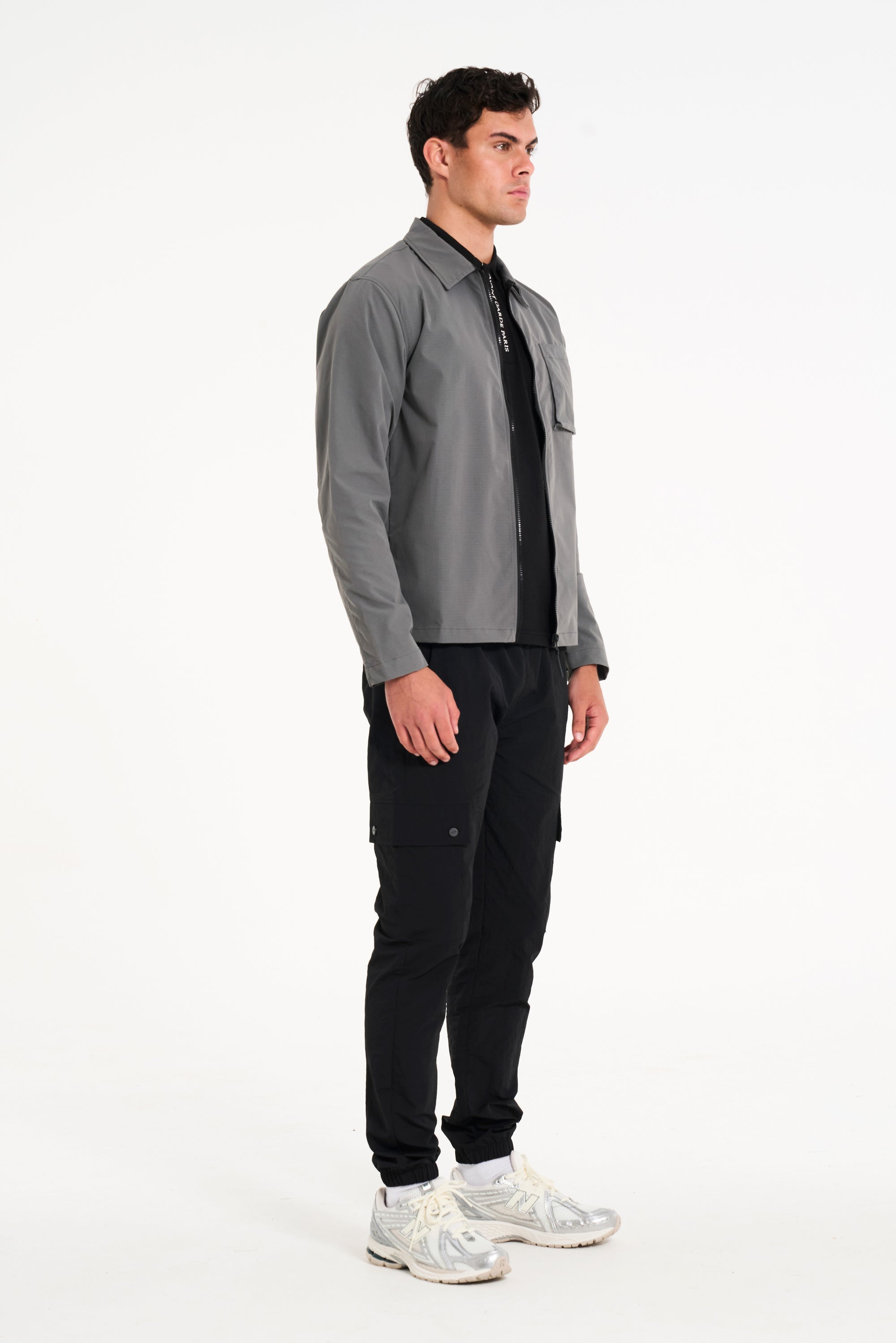 Mento Overshirt in Slate