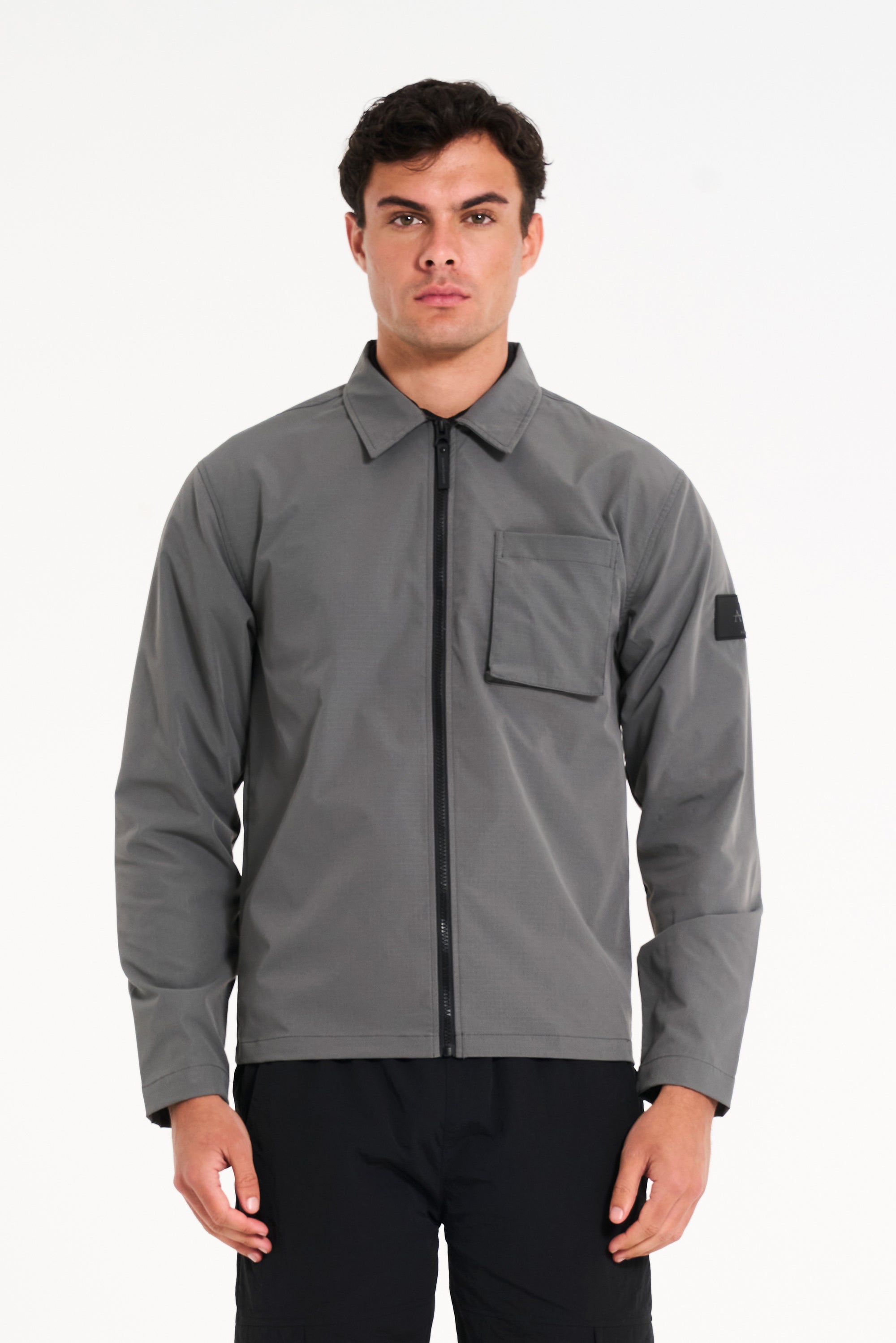 Mento Overshirt in Slate