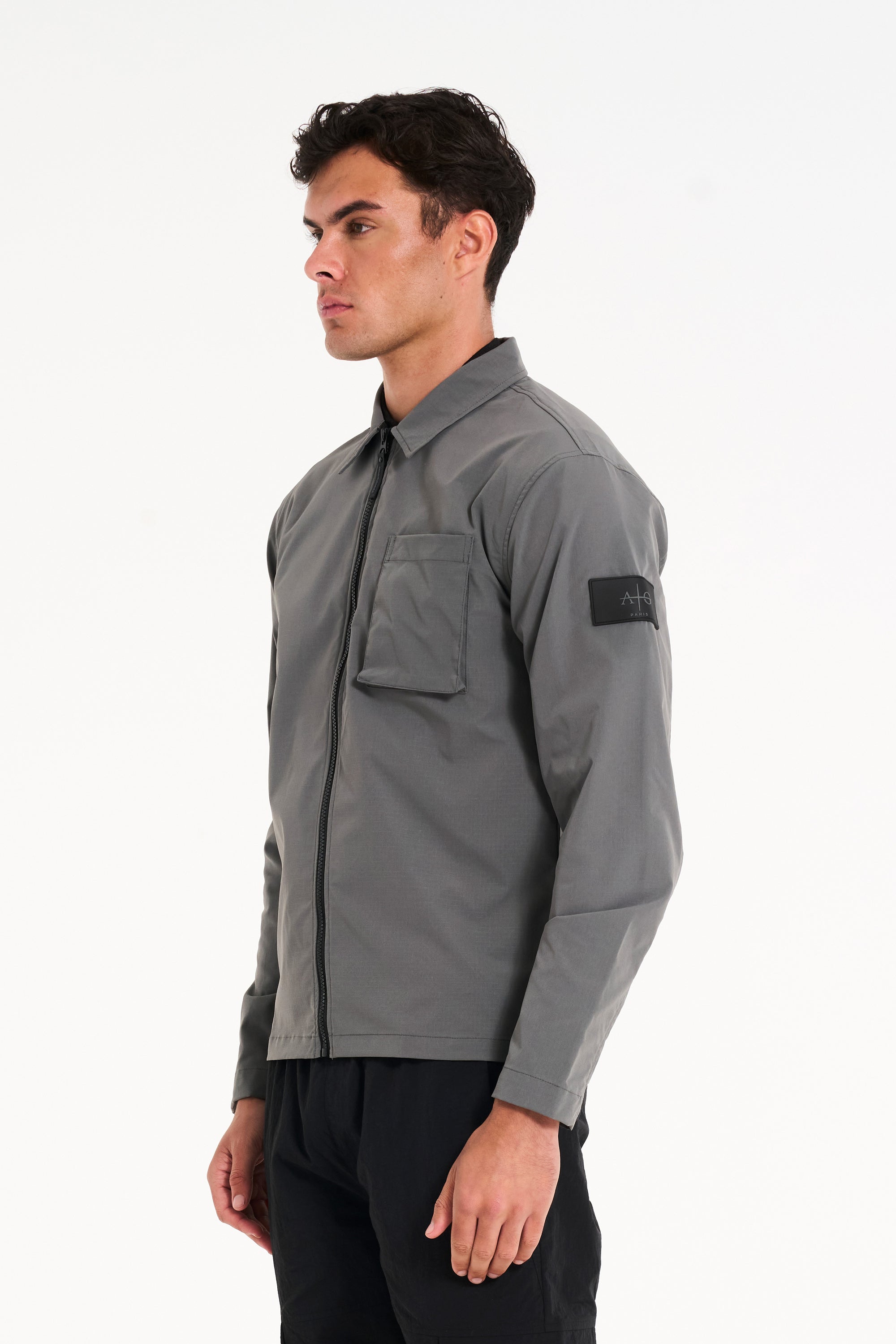 Mento Overshirt in Slate