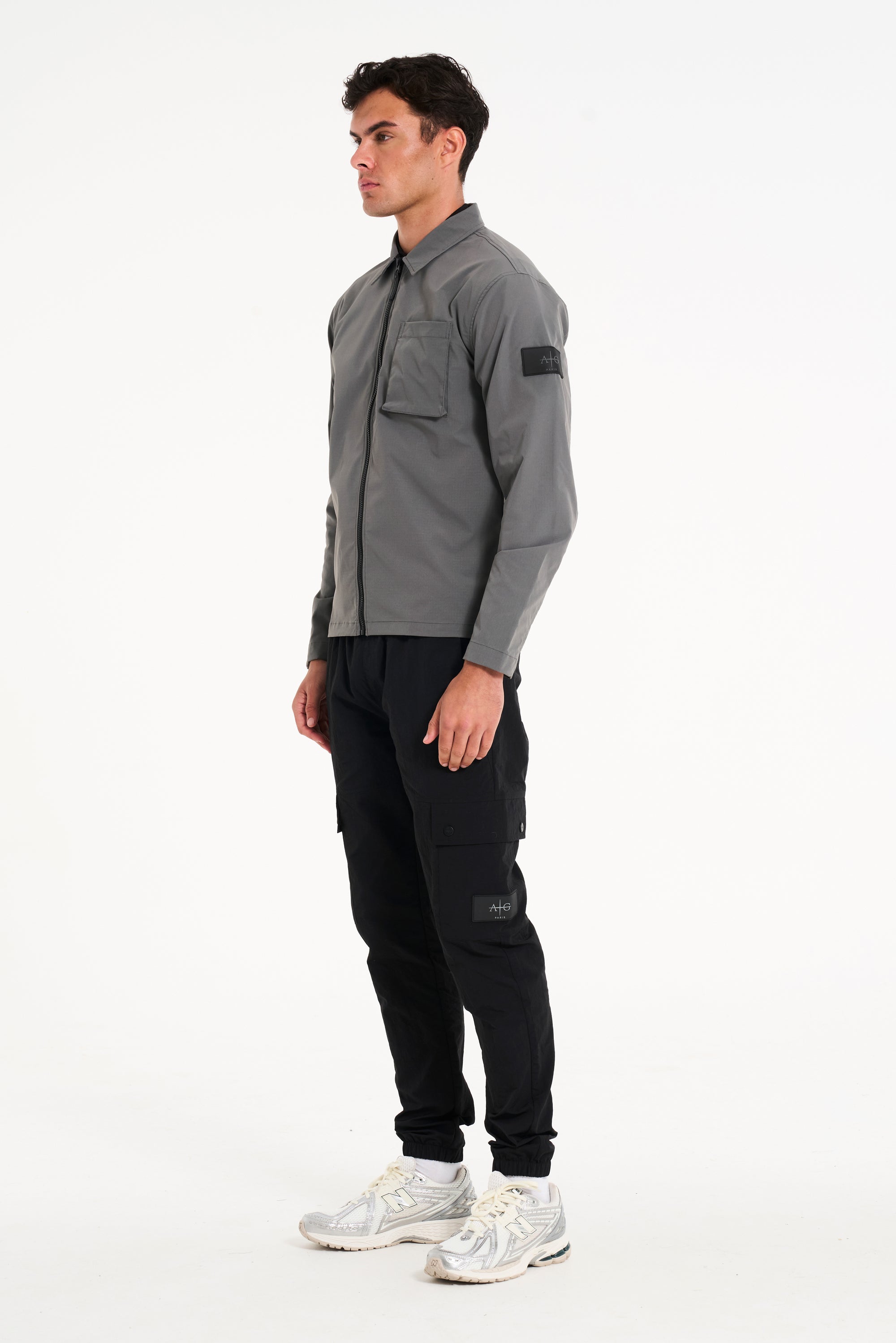 Mento Overshirt in Slate