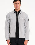 Stelth Overshirt in Ice Grey